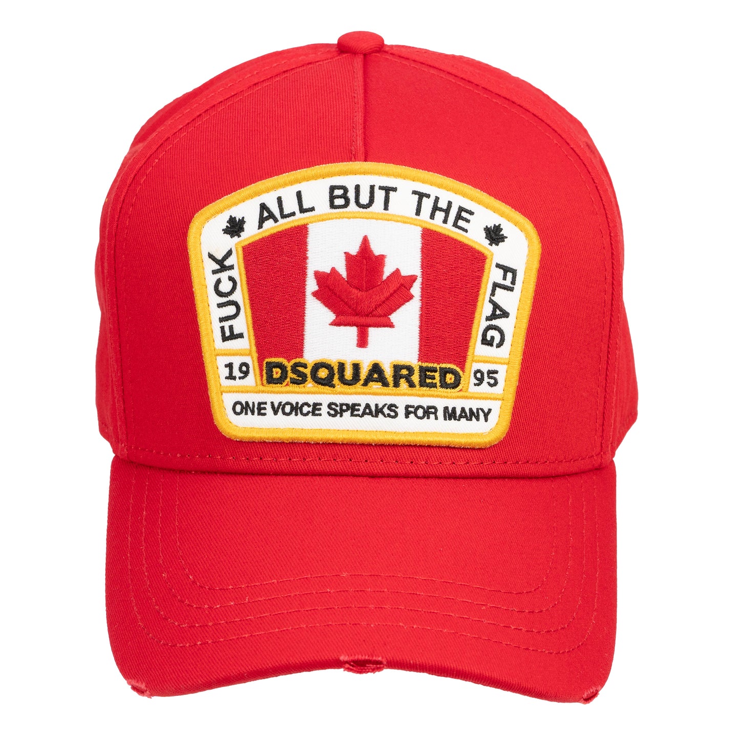 Dsquared2 Baseball Cap »Fuck All but the flag«, rot