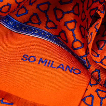 So Milano Seidenschal 'STIRRUP', orange