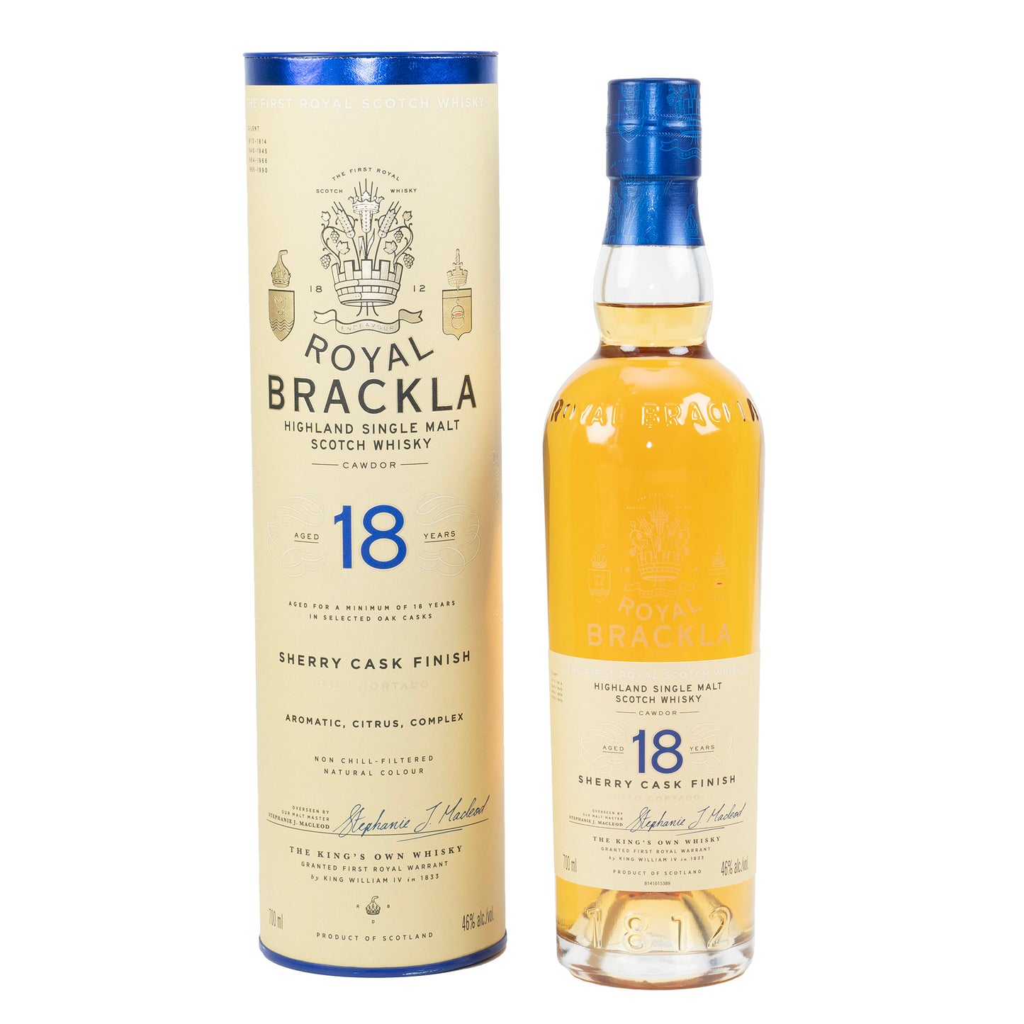 Royal Brackla 18 Jahre, Scotch Whisky 70 cl/700 ml