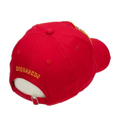 Dsquared2 Baseball Cap Free Admission for All, Rot