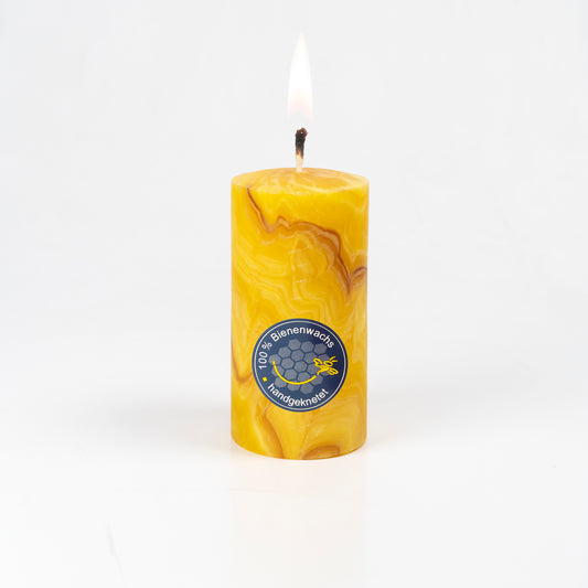 Candle factory pillar candle »H80 D40«, beeswax 