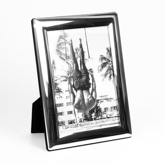 Amadeo picture frame »13x18 cm picture section«, frame size: 16.5x22, silver-plated, velvet back 
