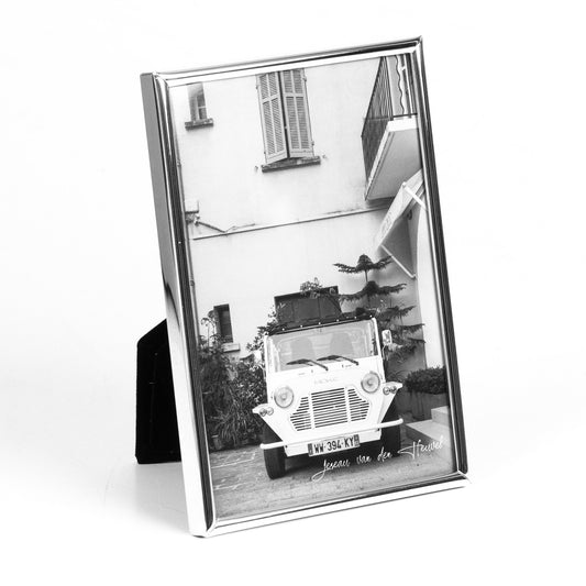 Amadeo Bilderrahmen »10x15 cm Bildausschnitt«, Rahmengröße: 10,8x15,8 cm, versilbert, Samt-Rückseite