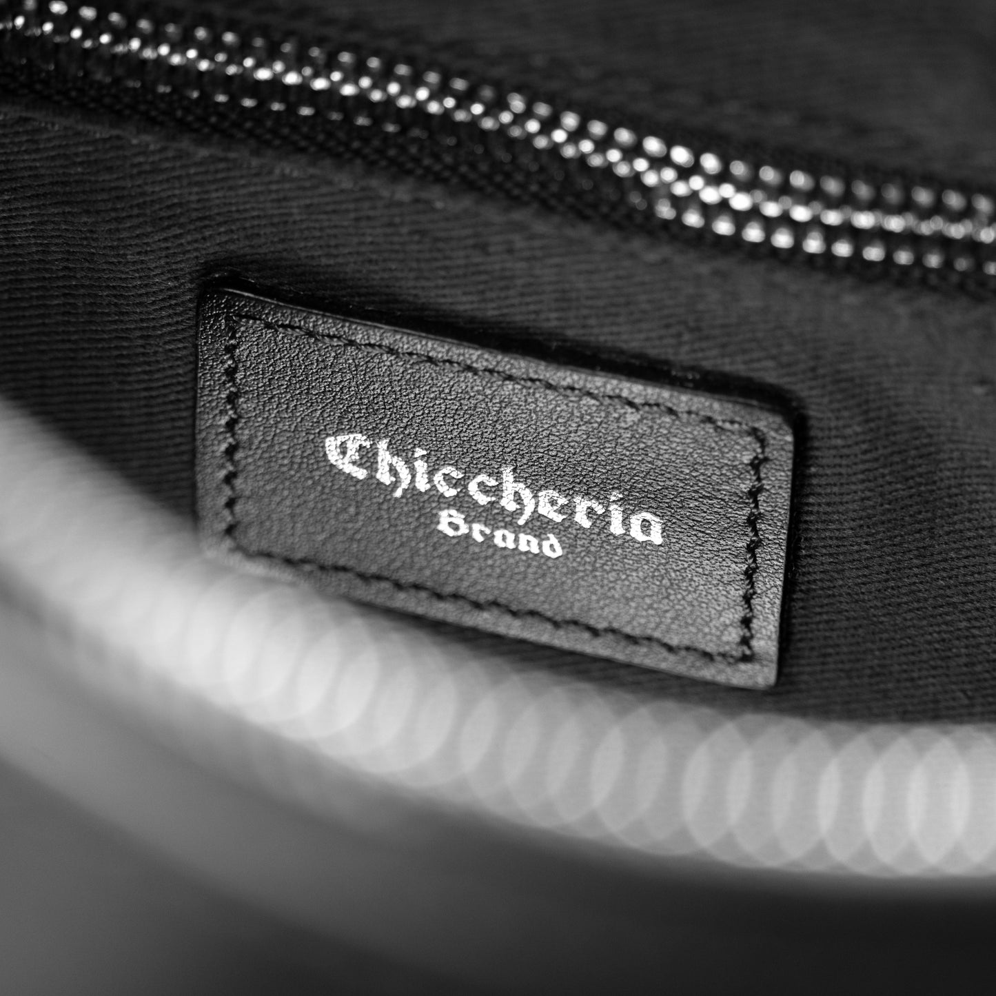 Chiccheria Brand Aktentasche, echtes Leder